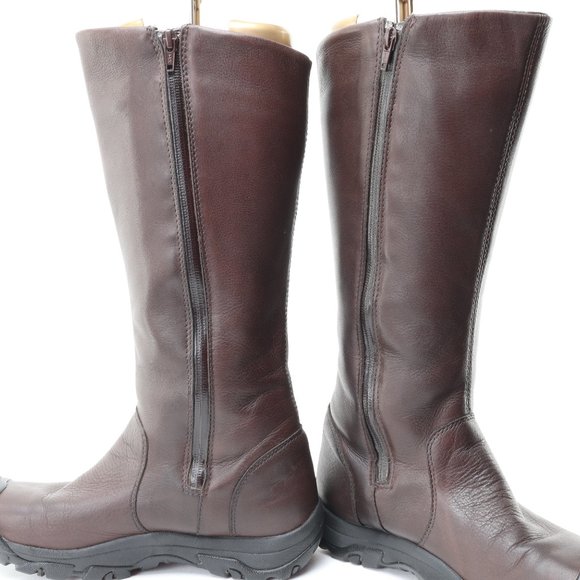 Keen Silverton Java Tall Leather Boots • Women's US 8 • Brown - Picture 11 of 16